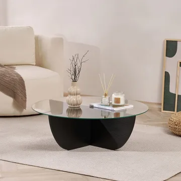 Orwin Sofabord 90 cm - Mørkebrun - Møbler - Bord - Sofabord