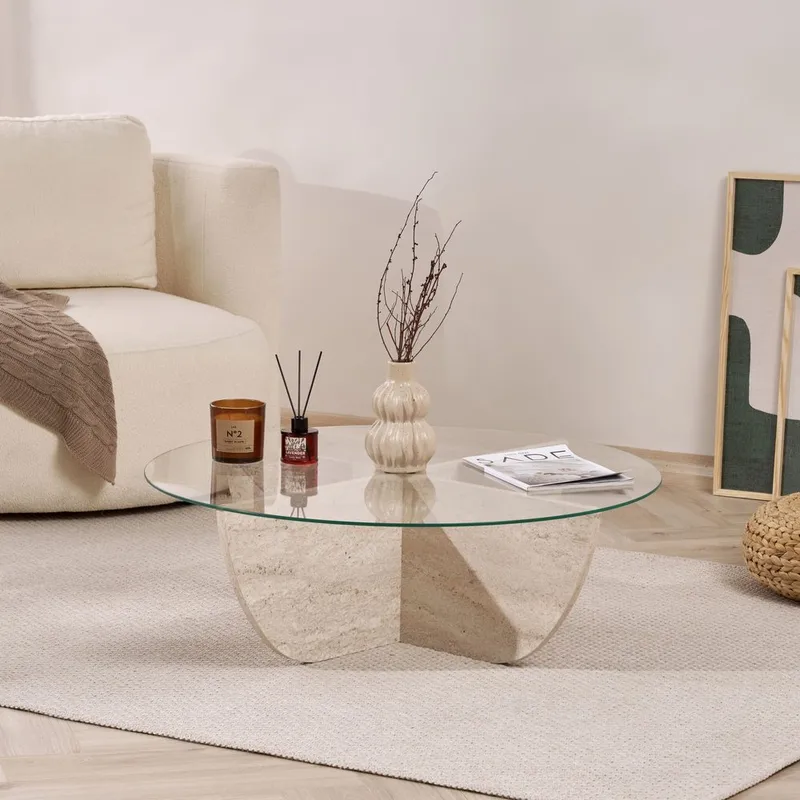 Orwin Sofabord 90 cm - Natur - Møbler - Bord - Sofabord