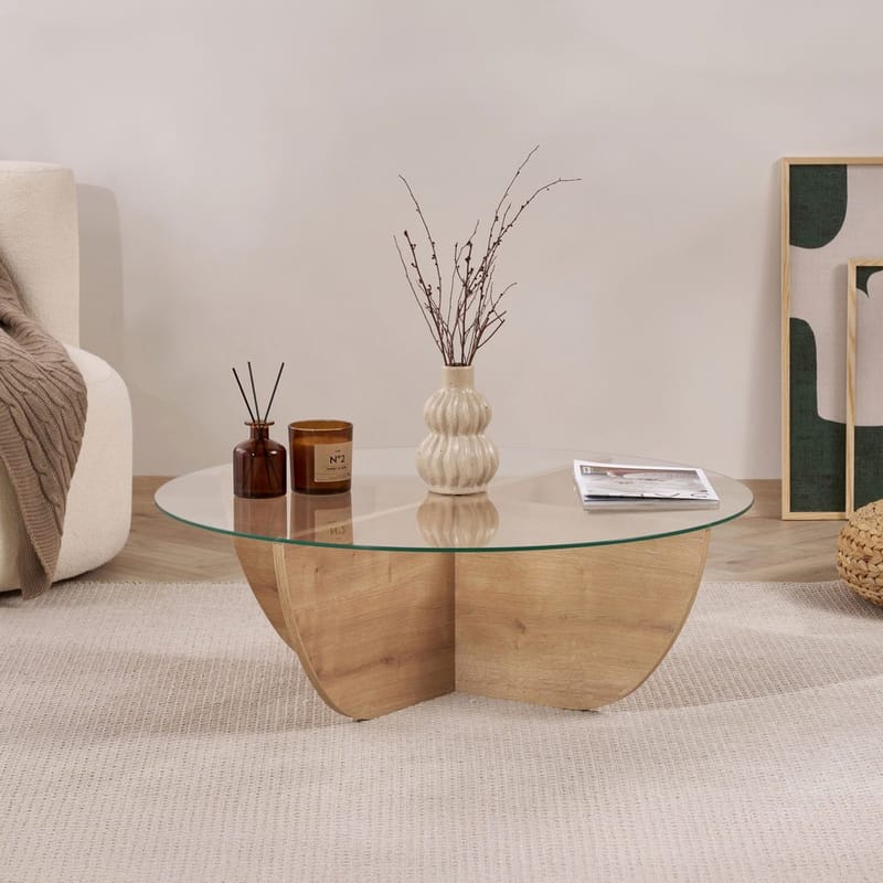 Orwin Sofabord 90 cm - Natur - Møbler - Bord - Sofabord