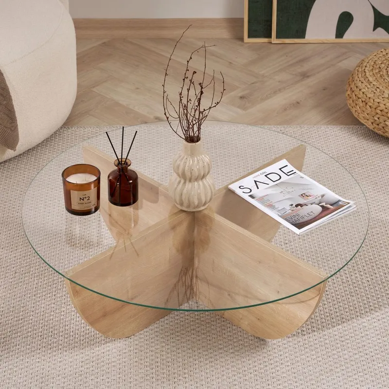 Orwin Sofabord 90 cm - Natur - Møbler - Bord - Sofabord