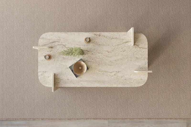 Osmiric sofabord 120 cm rektangulært - Travertin - Møbler - Bord - Sofabord