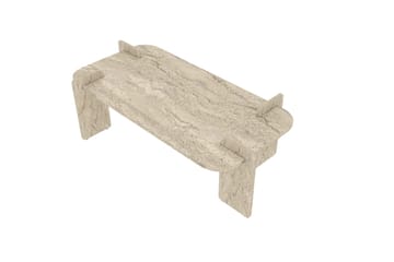 Osmiric sofabord 120 cm rektangulært - Travertin - Møbler - Bord - Sofabord