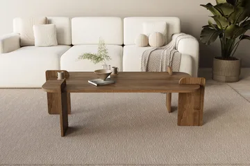 Osmiric sofabord 120 cm rektangulært - Valnøtt - Møbler - Bord - Sofabord