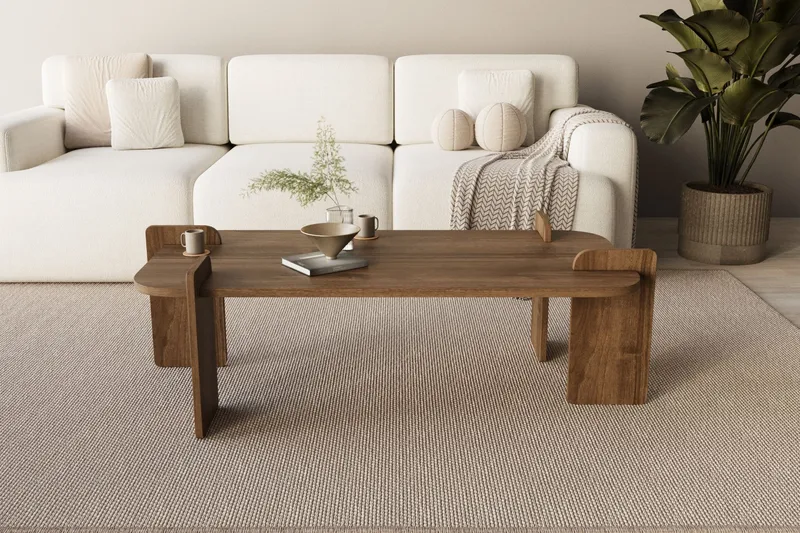 Osmiric sofabord 120 cm rektangulært - Valnøtt - Møbler - Bord - Sofabord