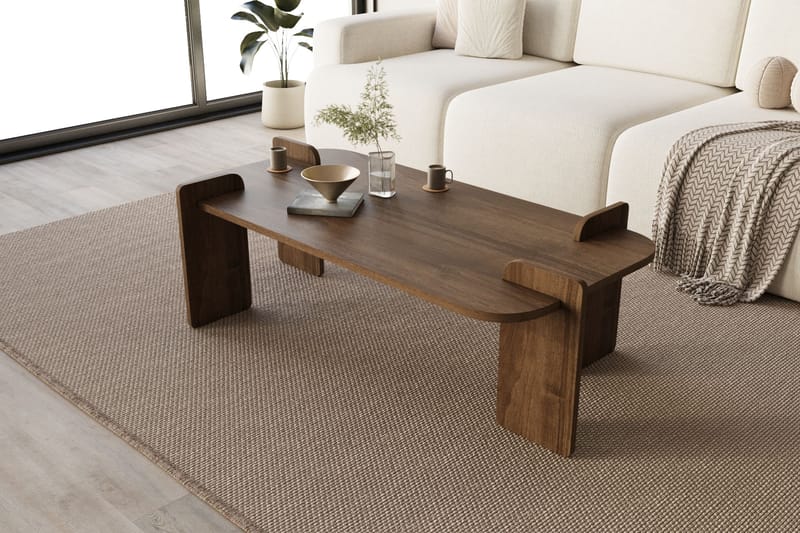 Osmiric sofabord 120 cm rektangulært - Valnøtt - Møbler - Bord - Sofabord