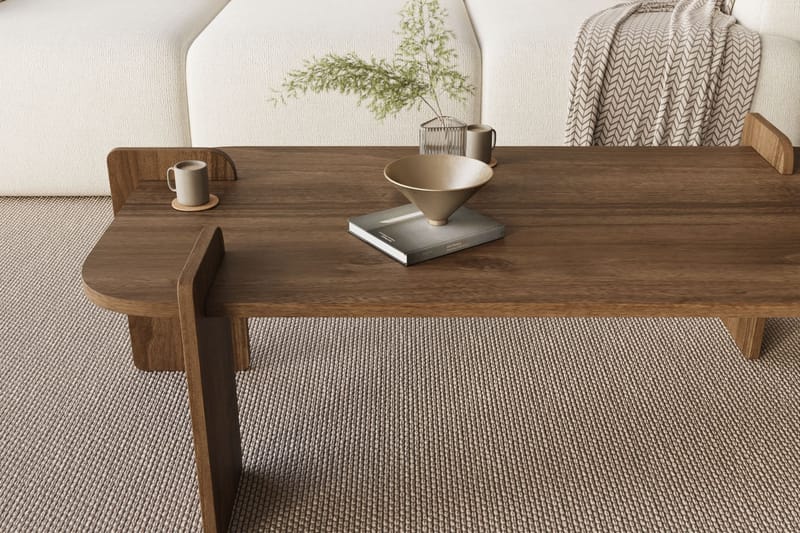Osmiric sofabord 120 cm rektangulært - Valnøtt - Møbler - Bord - Sofabord