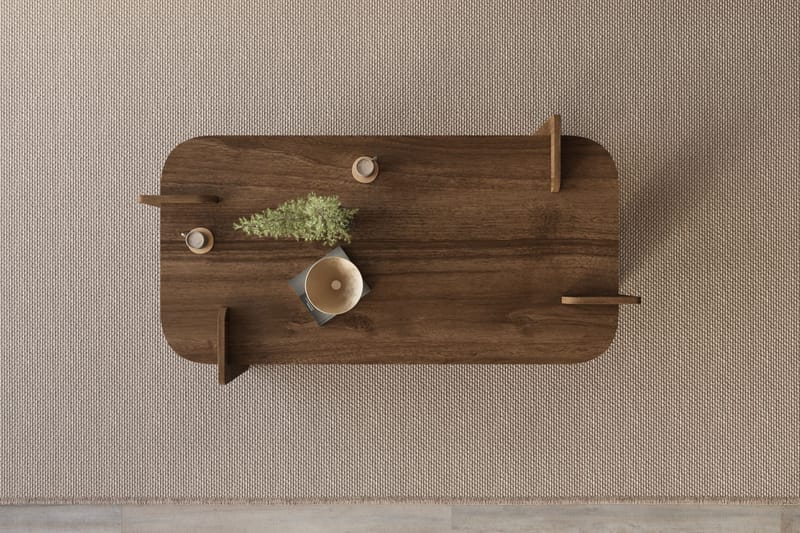 Osmiric sofabord 120 cm rektangulært - Valnøtt - Møbler - Bord - Sofabord