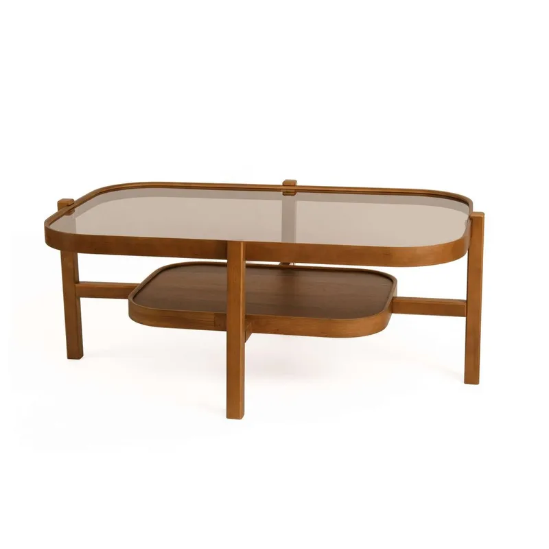 Ostrin Sofabord 110 cm - Mørkebrun - Møbler - Bord - Sofabord