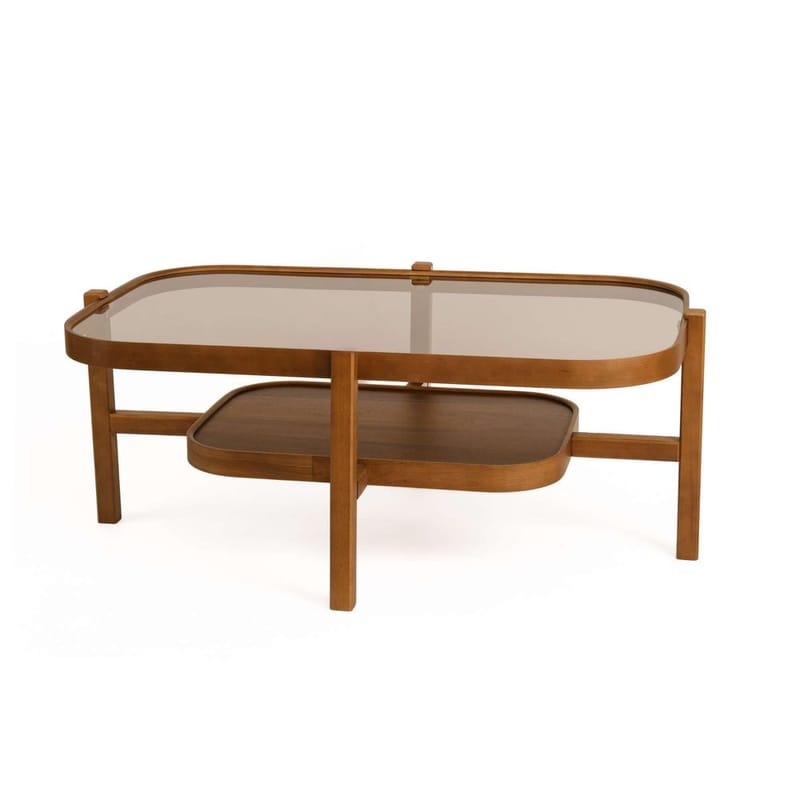 Ostrin Sofabord 110 cm - Mørkebrun - Møbler - Bord - Sofabord