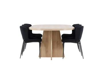Oval Dining Set Venture Home - Møbler - Bord - Spisegrupper