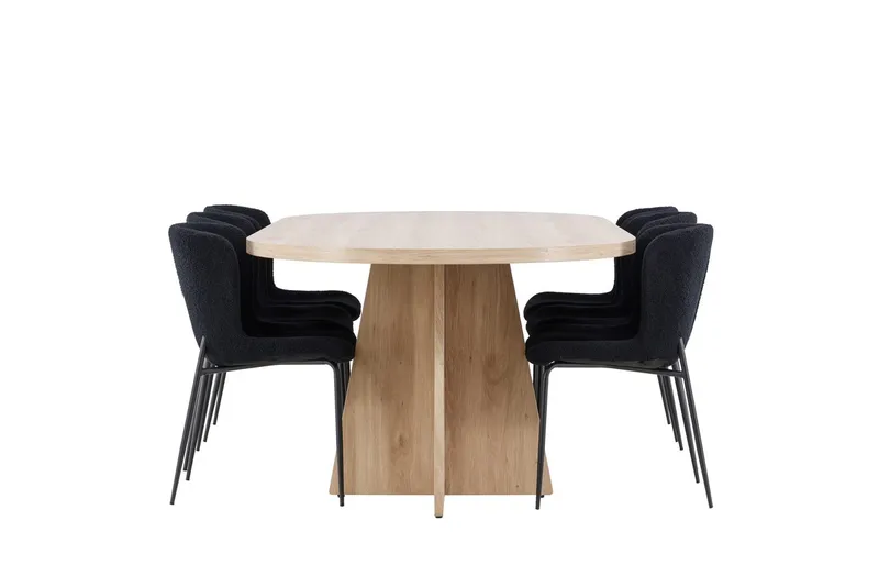 Oval Dining Set Venture Home - Møbler - Bord - Spisegrupper