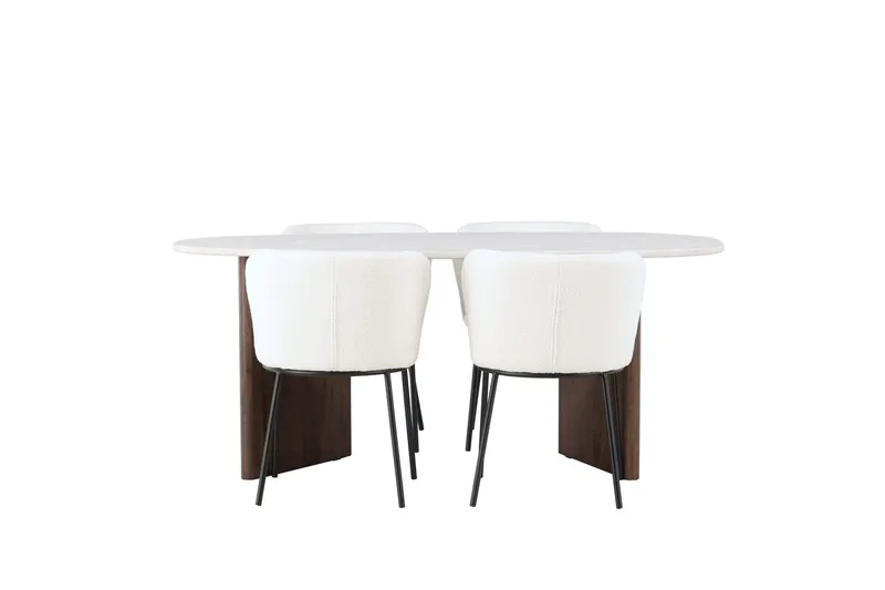 Oval Dining Set Venture Home - Møbler - Bord - Spisegrupper
