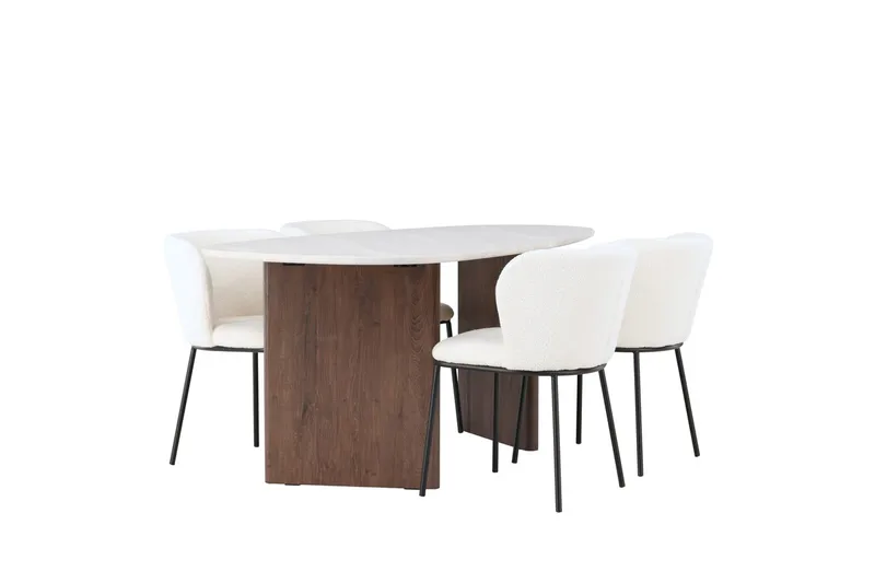 Oval Dining Set Venture Home - Møbler - Bord - Spisegrupper