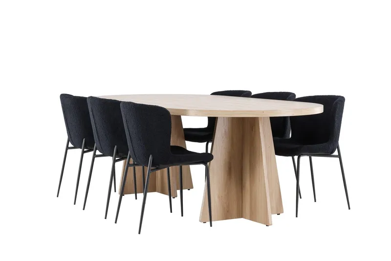 Oval Dining Set Venture Home - Møbler - Bord - Spisegrupper