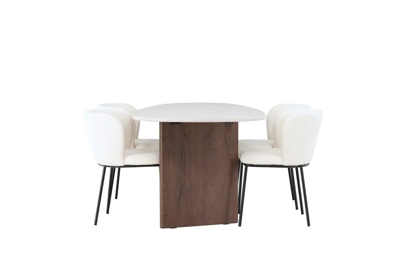 Oval Dining Set Venture Home - Møbler - Bord - Spisegrupper