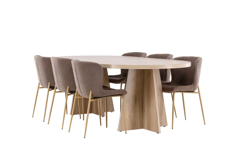 Oval Dining Set Venture Home - Møbler - Bord - Spisegrupper