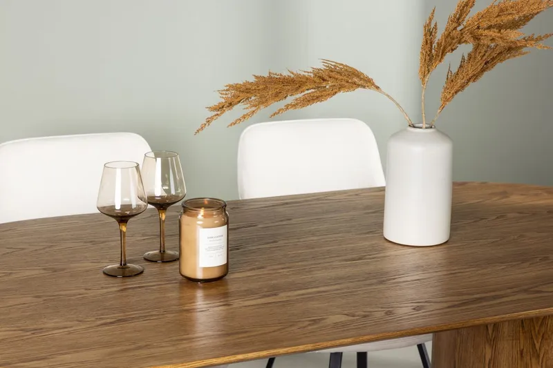 Oval matgrupp Venture Home Beige Natur 4st - Møbler - Bord - Spisegrupper