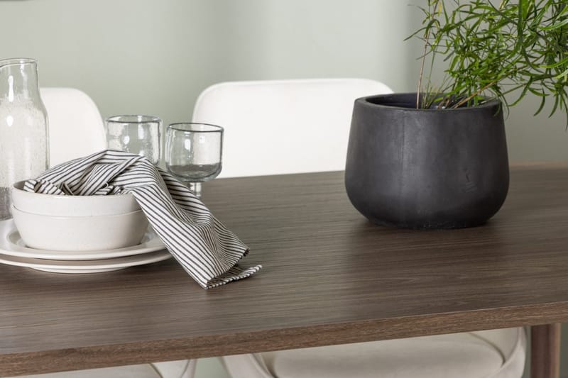 Oval matgrupp Venture Home Beige Natur 4st - Møbler - Bord - Spisegrupper