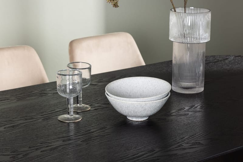Oval matgrupp Venture Home Brun Svart 4st - Møbler - Bord - Spisegrupper