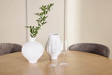 Oval matgrupp Venture Home Brun Vitputsad 4st - Møbler - Bord - Spisegrupper