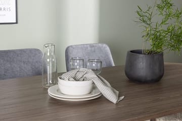 Oval matgrupp Venture Home Grå Natur 4st - Møbler - Bord - Spisegrupper