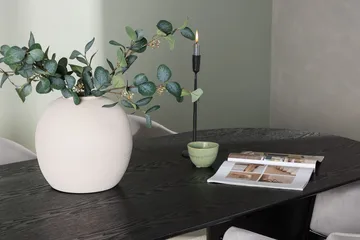 Oval matgrupp Venture Home Grå Svart 4st - Møbler - Bord - Spisegrupper