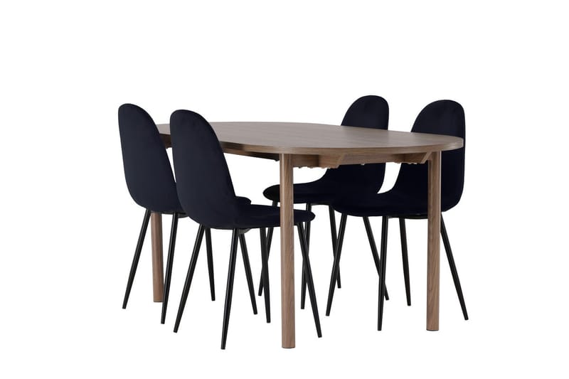 Oval matgrupp Venture Home Mörkt trä - Møbler - Bord - Spisegrupper