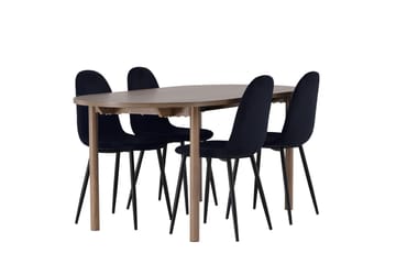Oval matgrupp Venture Home Mörkt trä - Møbler - Bord - Spisegrupper