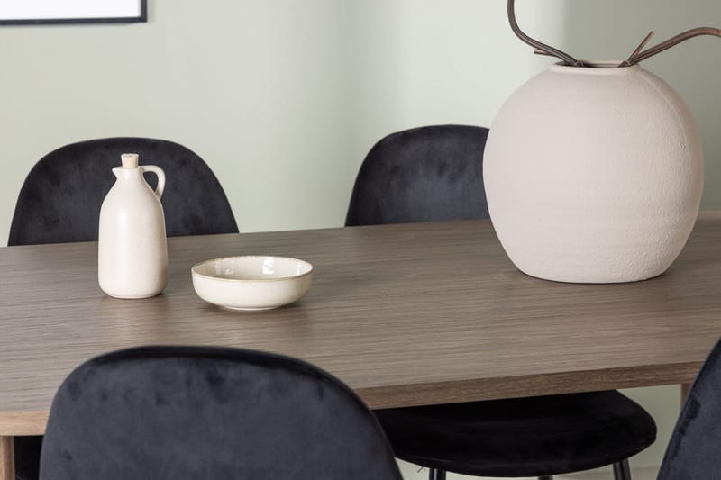 Oval matgrupp Venture Home Mörkt trä - Møbler - Bord - Spisegrupper