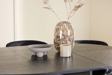 Oval matgrupp Venture Home Svart Svart 6st - Møbler - Bord - Spisegrupper