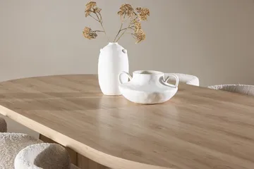 Oval matgrupp Venture Home Vit Natur 6st - Møbler - Bord - Spisegrupper