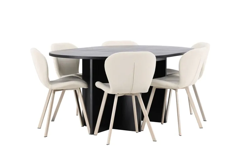 Oval matgrupp Venture Home - Møbler - Bord - Spisegrupper