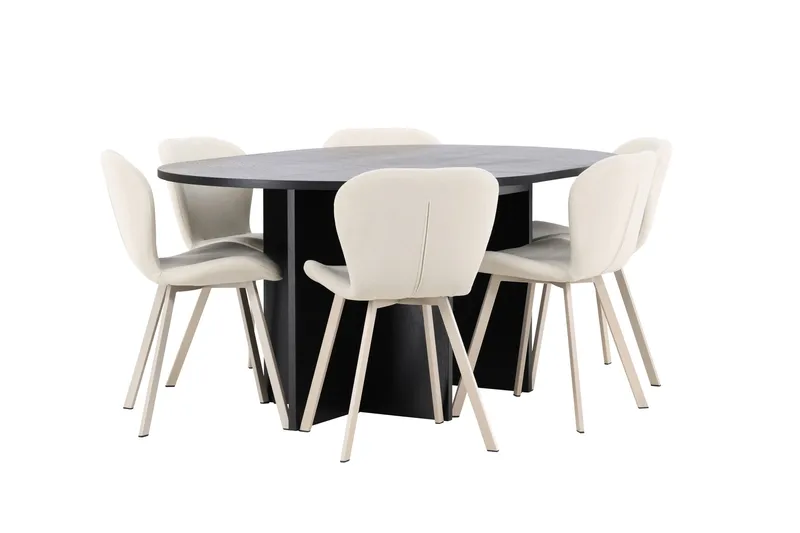 Oval matgrupp Venture Home - Møbler - Bord - Spisegrupper