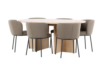 Oval matgrupp Venture Home - Møbler - Bord - Spisegrupper