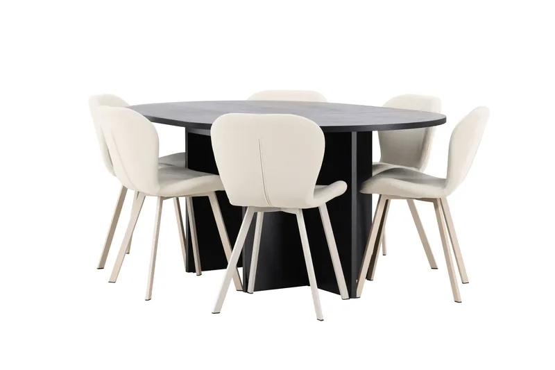 Oval matgrupp Venture Home - Møbler - Bord - Spisegrupper