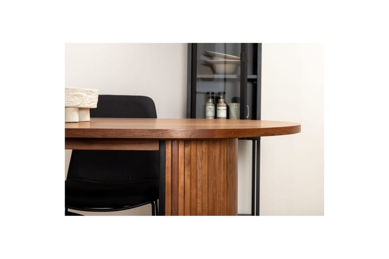 Ovalt spisesett Bianca, Muce - 200x90x75 - Møbler - Bord - Spisegrupper