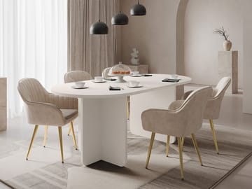 Ovren Spisebord 185 cm - beige - Møbler - Bord - Spisebord & kjøkkenbord