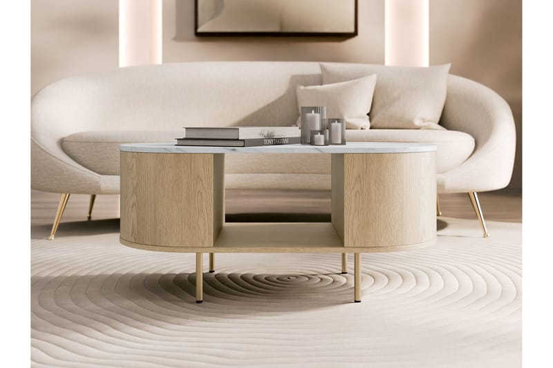 Pantego Sofabord 100x52 cm - Brun - Møbler - Bord - Sofabord