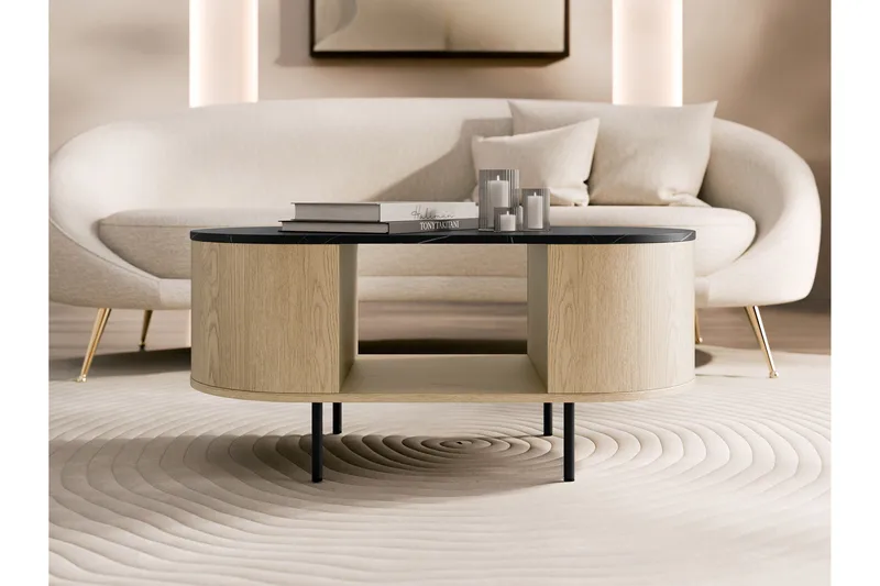 Pantego Sofabord 100x52 cm - Brun - Møbler - Bord - Sofabord