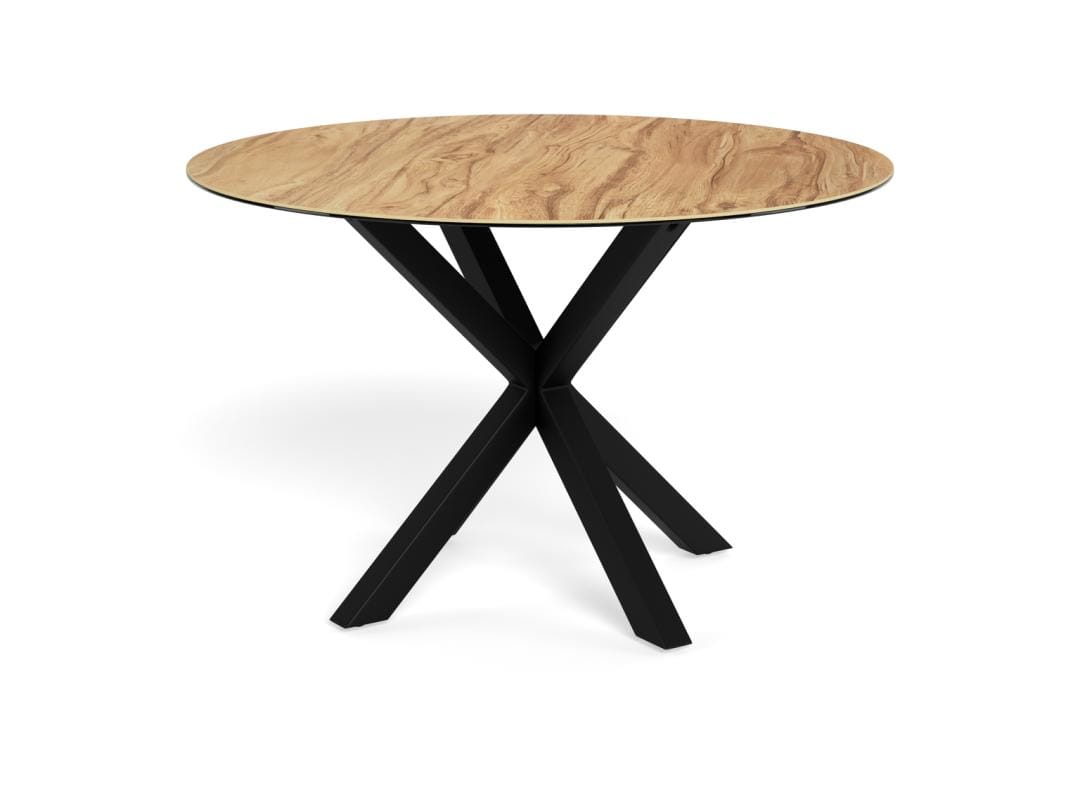 Parkins spisebord 119 cm rundt - Vill eik