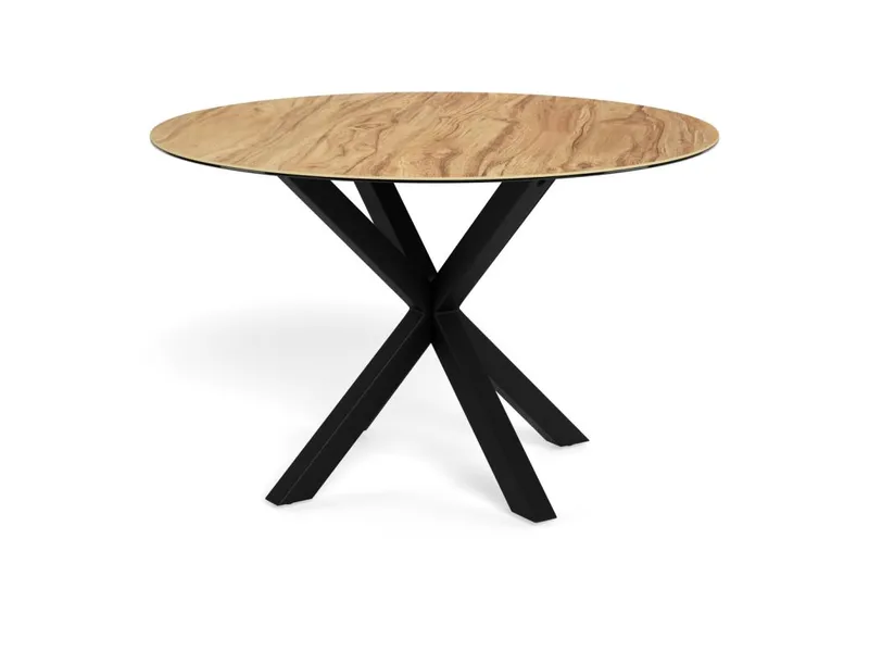 Parkins spisebord 119 cm rundt, Vill eik