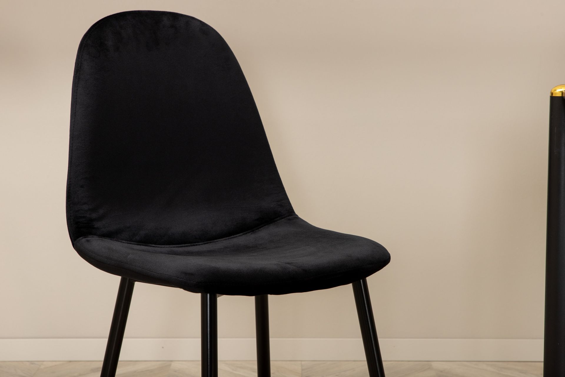 Pelle Spisegruppe 190 cm Rektangulær med 6 Polar-stoler - Sort - Møbler - Bord - Spisegrupper