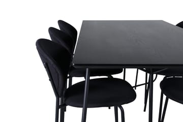 Petra spisebord 190 cm med 6 Vault spisestoler - Møbler - Bord - Spisegrupper