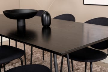 Petra spisebord 190 cm med 6 Vault spisestoler - Møbler - Bord - Spisegrupper