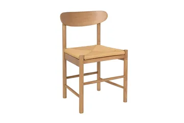 Peyra rund spisegruppe 180 cm eik med 8 Malte-spisestoler - Eik - Møbler - Bord - Spisegrupper