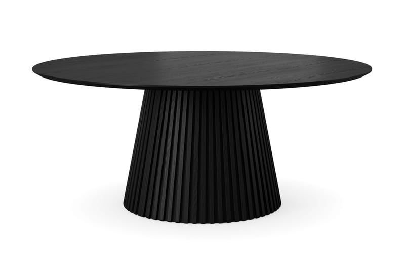 Peyra rundt spisebord 180 cm finér - Svartbeiset eik - Møbler - Bord - Spisebord & kjøkkenbord