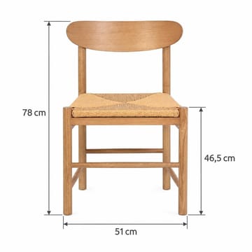 Peyra Rundt Uttrekkbart Spisegruppe 120-220 cm – Spisebord med 4 Malte Spisestoler i Tre med Eketrelook - Natur - Møbler - Bord - Spisegrupper