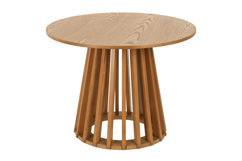 Peyra salongbord satsbord rundt 86/60 cm finér - Eik - Møbler - Bord - Sofabord
