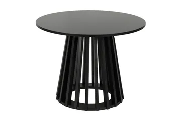 Peyra salongbord satsbord rundt 86/60 cm finér - Svart - Møbler - Bord - Sofabord