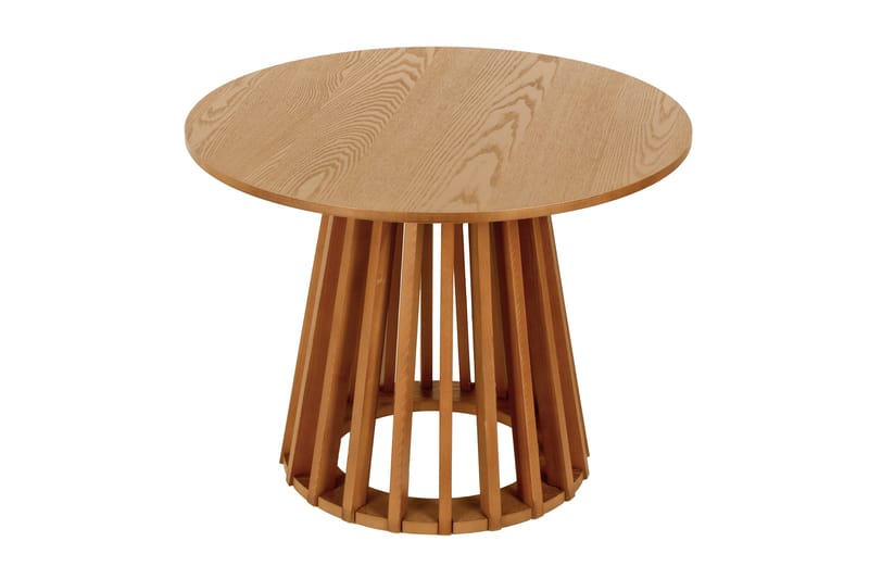 Peyra sofabord rundt 60 cm finér - Eik - Møbler - Bord - Sofabord